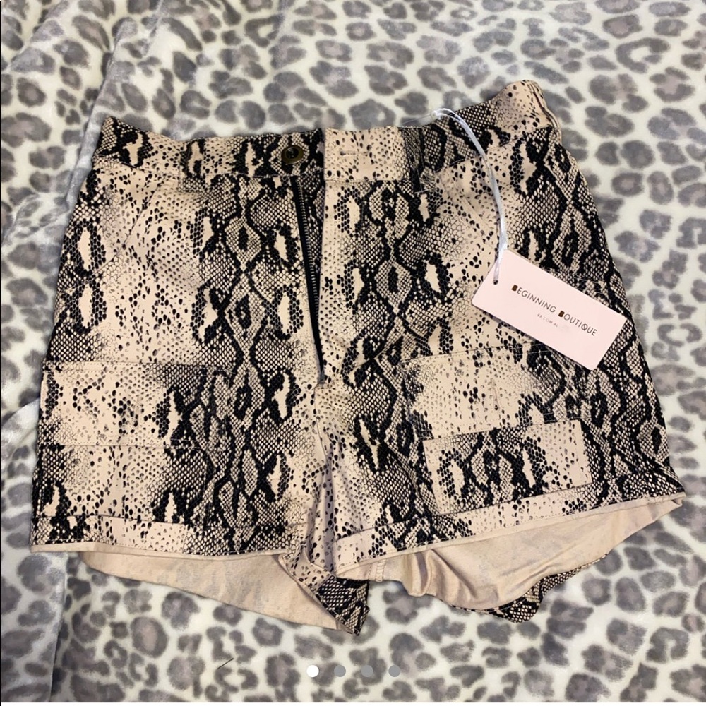 Beginning Boutique Snack High waisted Shorts